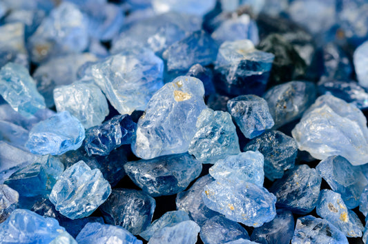 Rough Ceylon Blue Sapphires