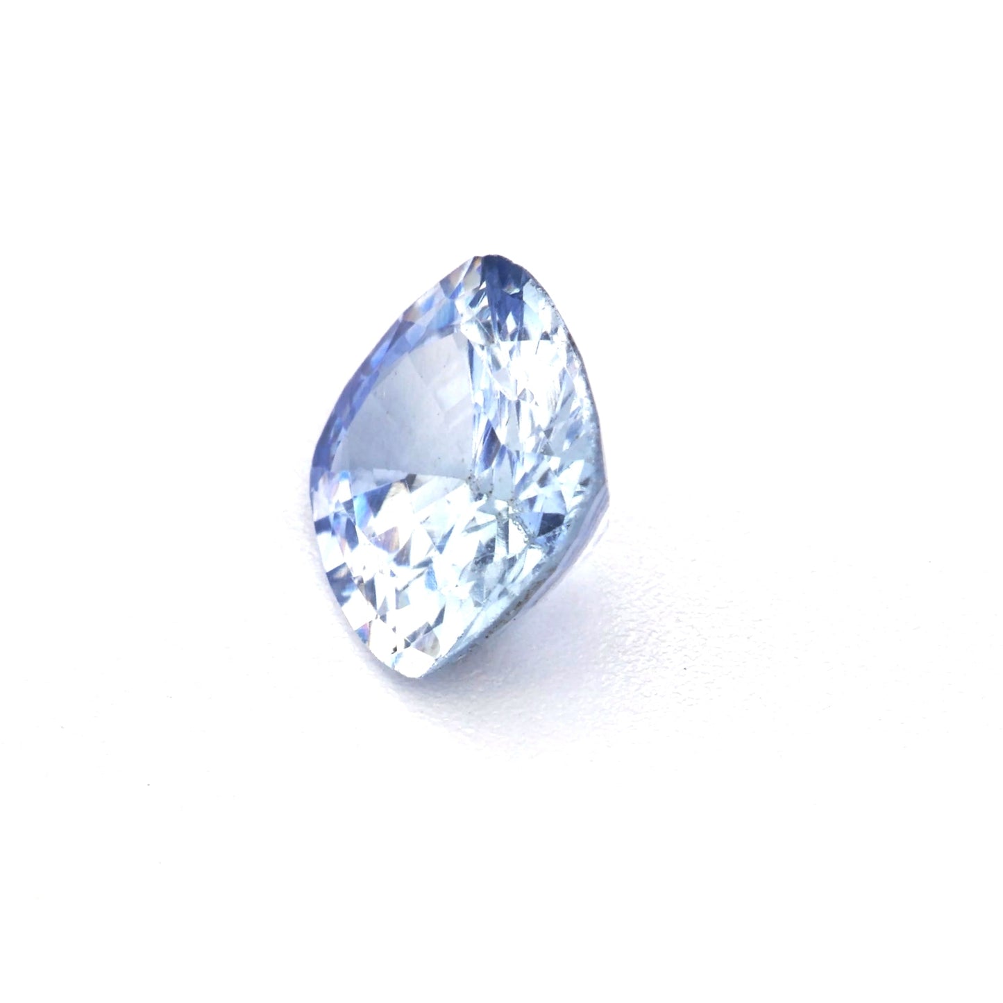 0.54 Ct Tinted Blue Sapphire Rough Cut Ceylon