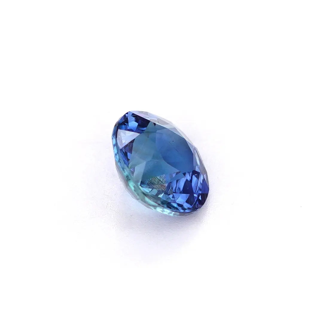 1.32 Ct Vivid Blue Unheated Ceylon Sapphire Rough Cut Ceylon