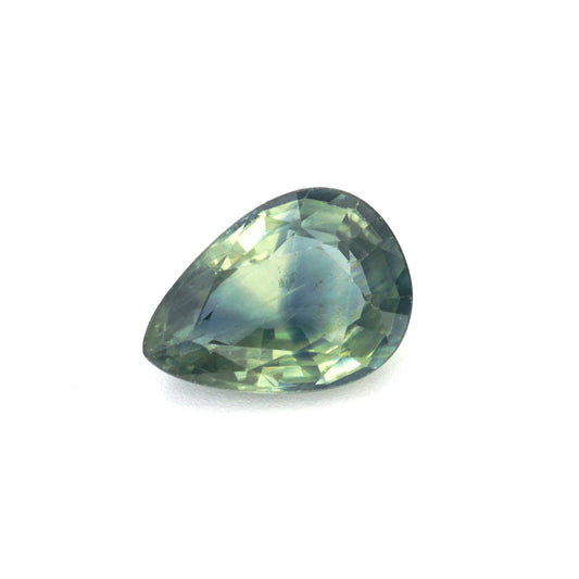 0.98 Ct Pale Green Sapphire Rough Cut Ceylon