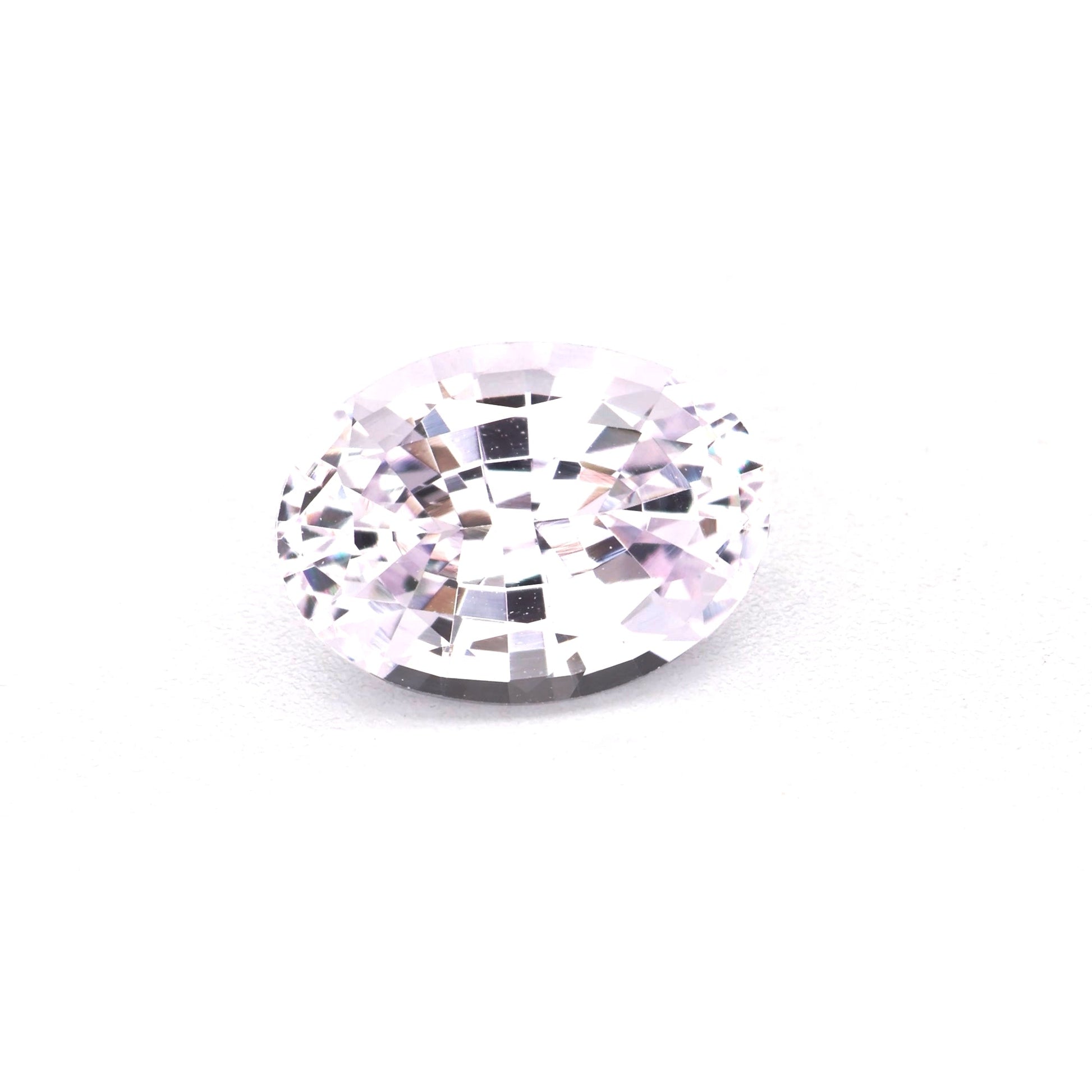 0.97 Ct Near Colourless (Pink Hue) Sapphire Rough Cut Ceylon