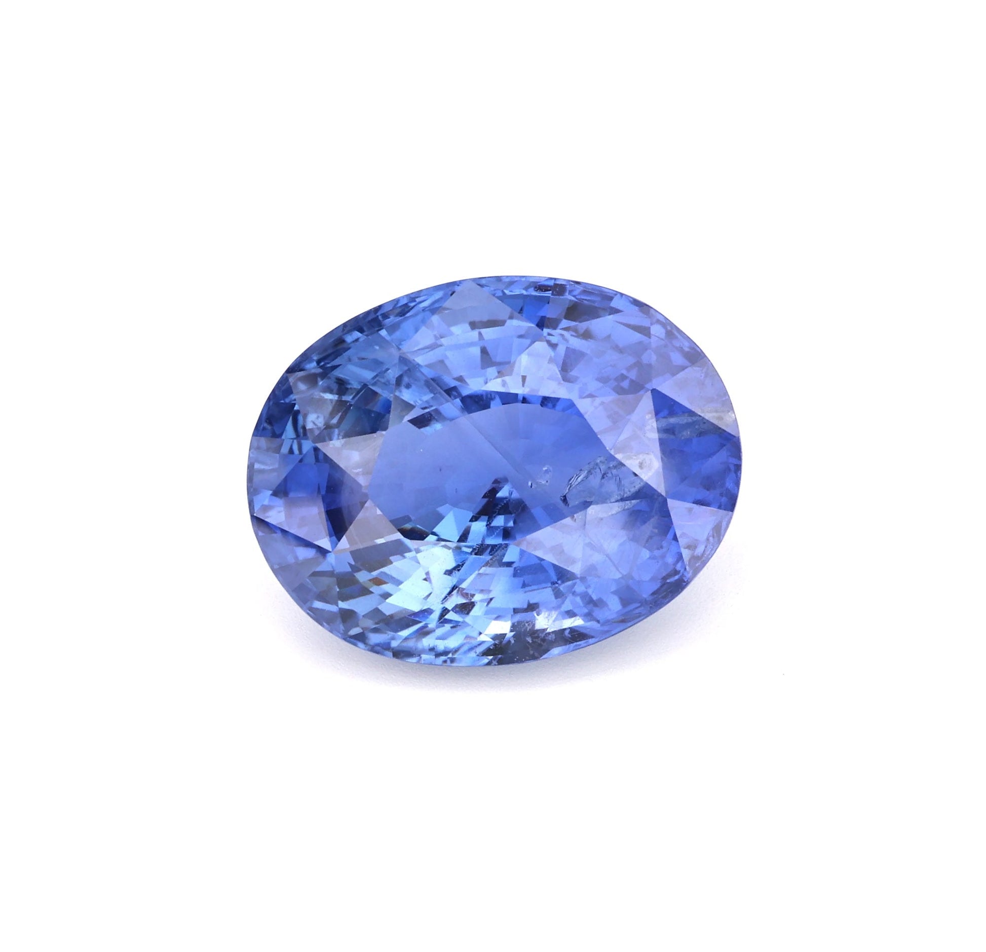 20.87 Ct Cornflower Blue Sapphire Unheated Rough Cut Ceylon
