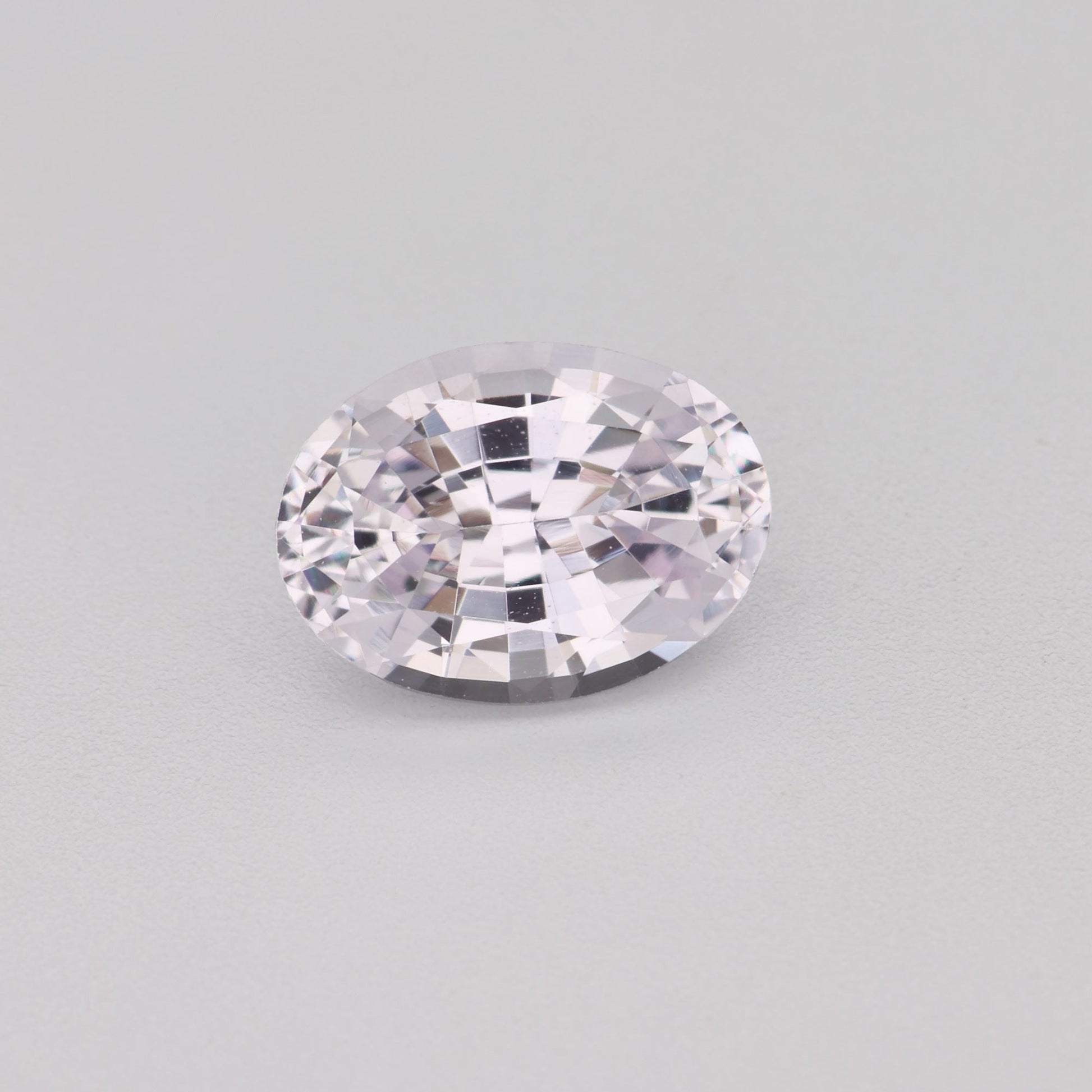 0.97 Ct Near Colourless (Pink Hue) Sapphire Rough Cut Ceylon