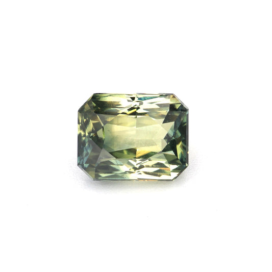 1.7 Ct Bi Colour Blue Yellow Sapphire Rough Cut Ceylon