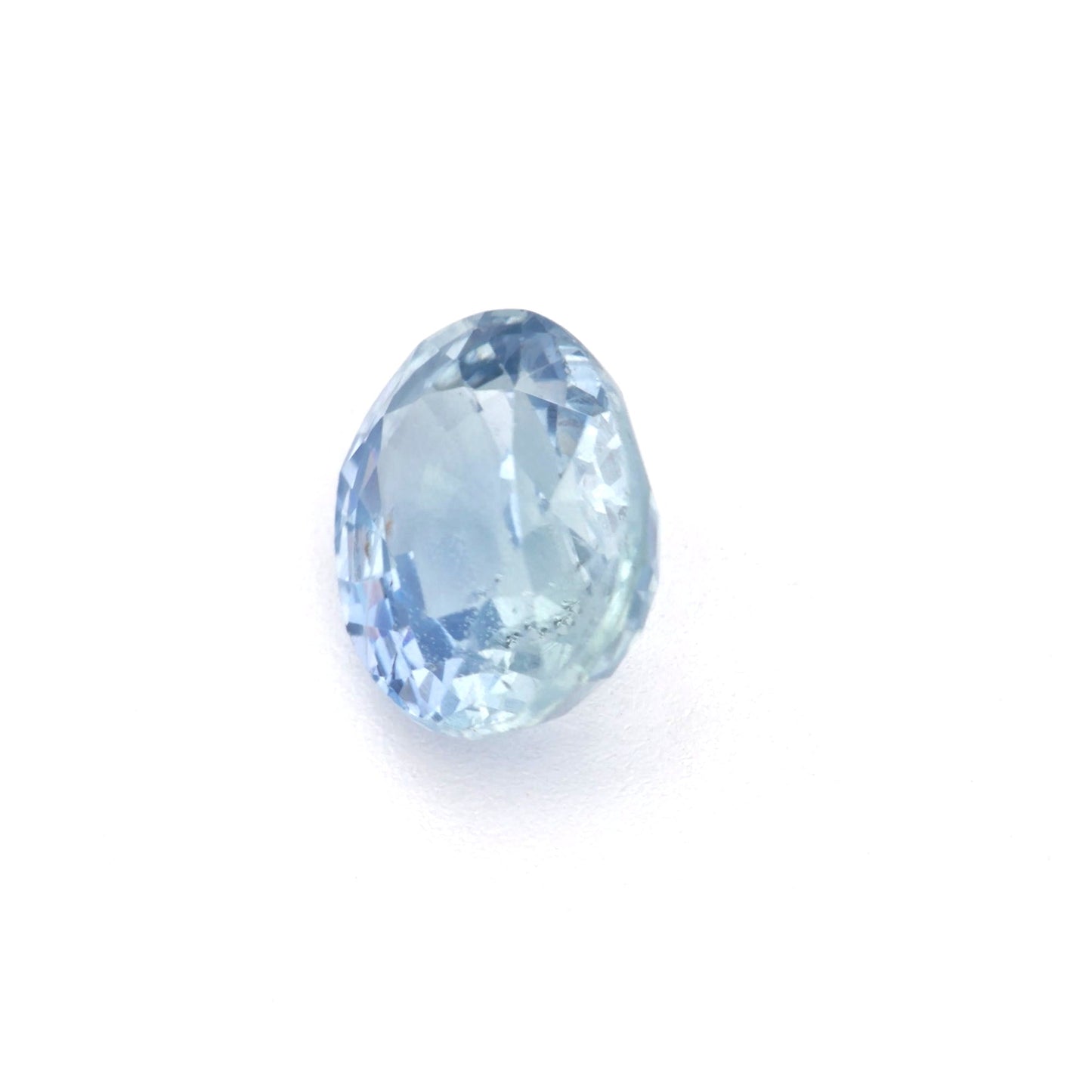 1.24 Ct Pale Blue Sapphire Rough Cut Ceylon