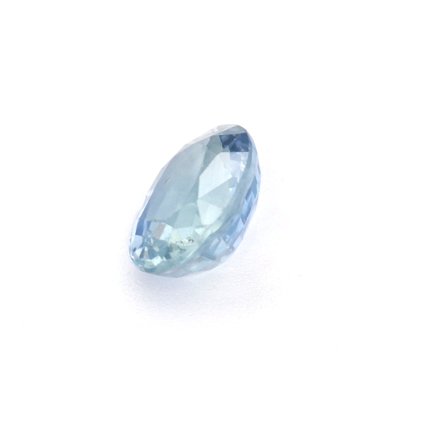 1.24 Ct Pale Blue Sapphire Rough Cut Ceylon