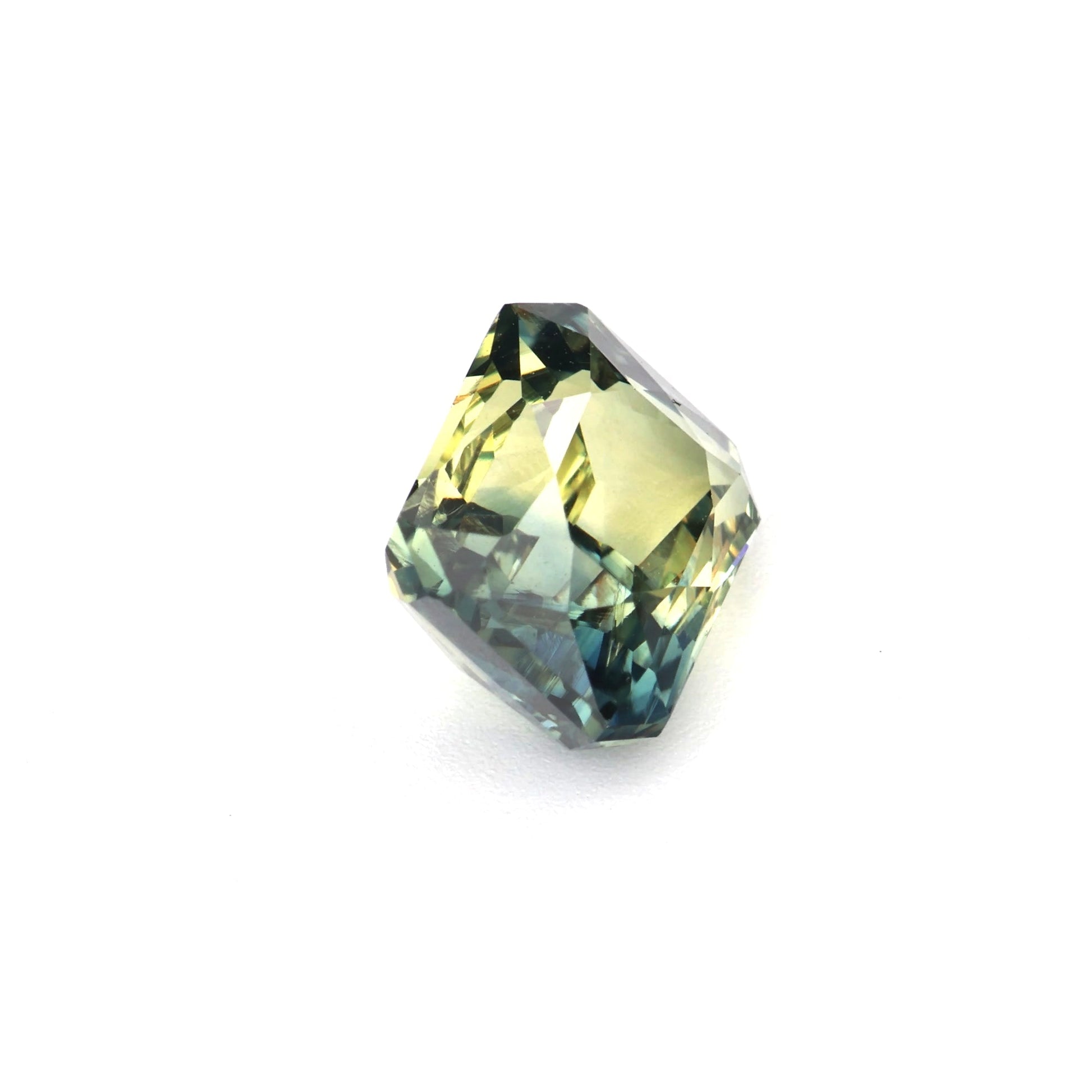 1.7 Ct Bi Colour Blue Yellow Sapphire Rough Cut Ceylon
