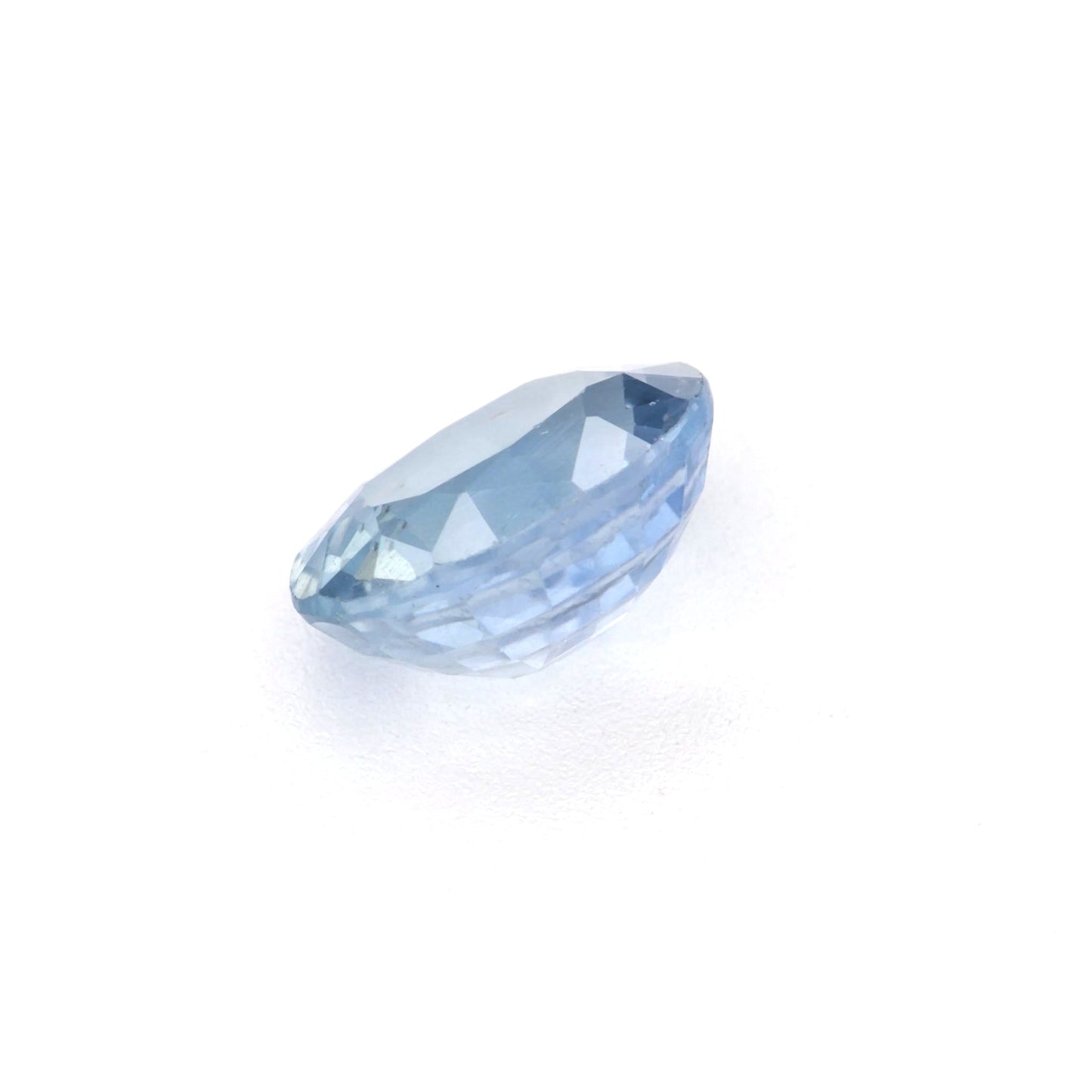 1.24 Ct Pale Blue Sapphire Rough Cut Ceylon