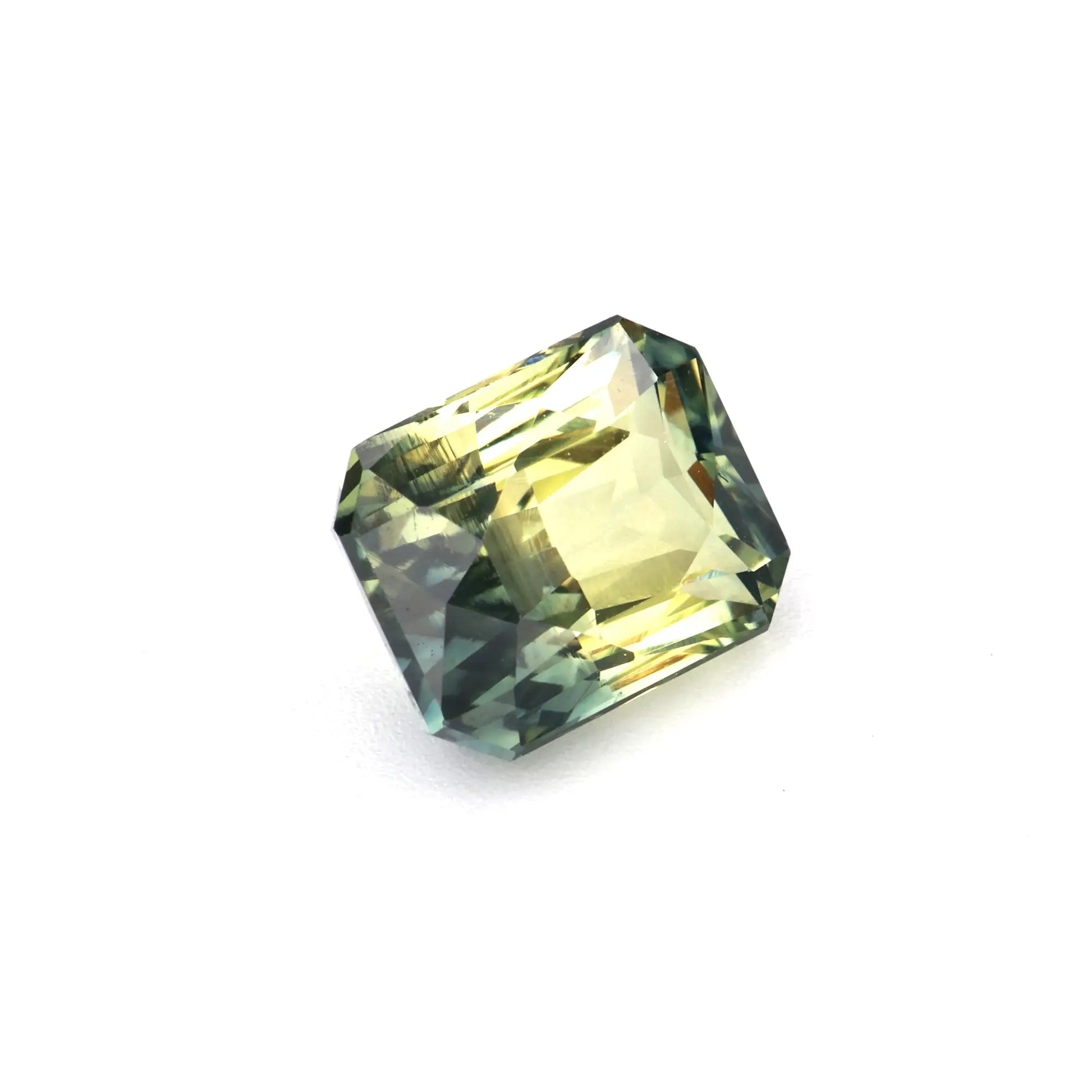 1.7 Ct Bi Colour Blue Yellow Sapphire Rough Cut Ceylon