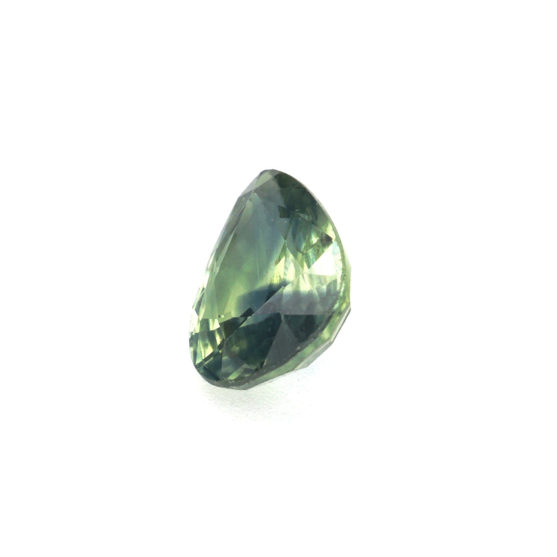 0.98 Ct Pale Green Sapphire Rough Cut Ceylon