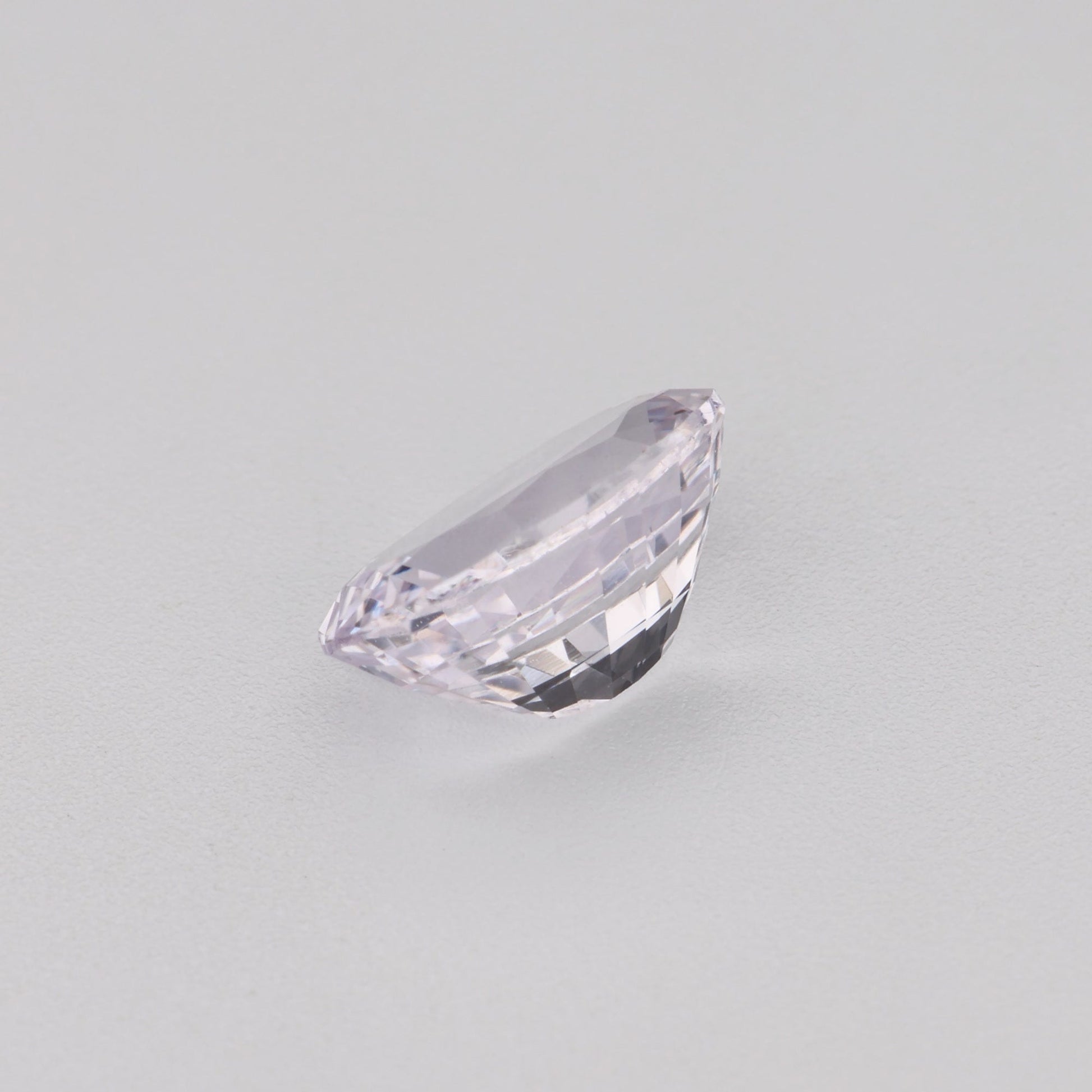 0.97 Ct Near Colourless (Pink Hue) Sapphire Rough Cut Ceylon