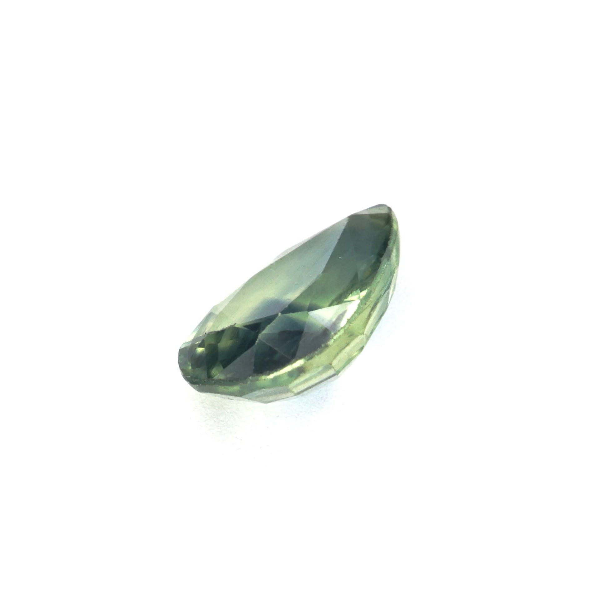 0.98 Ct Pale Green Sapphire Rough Cut Ceylon