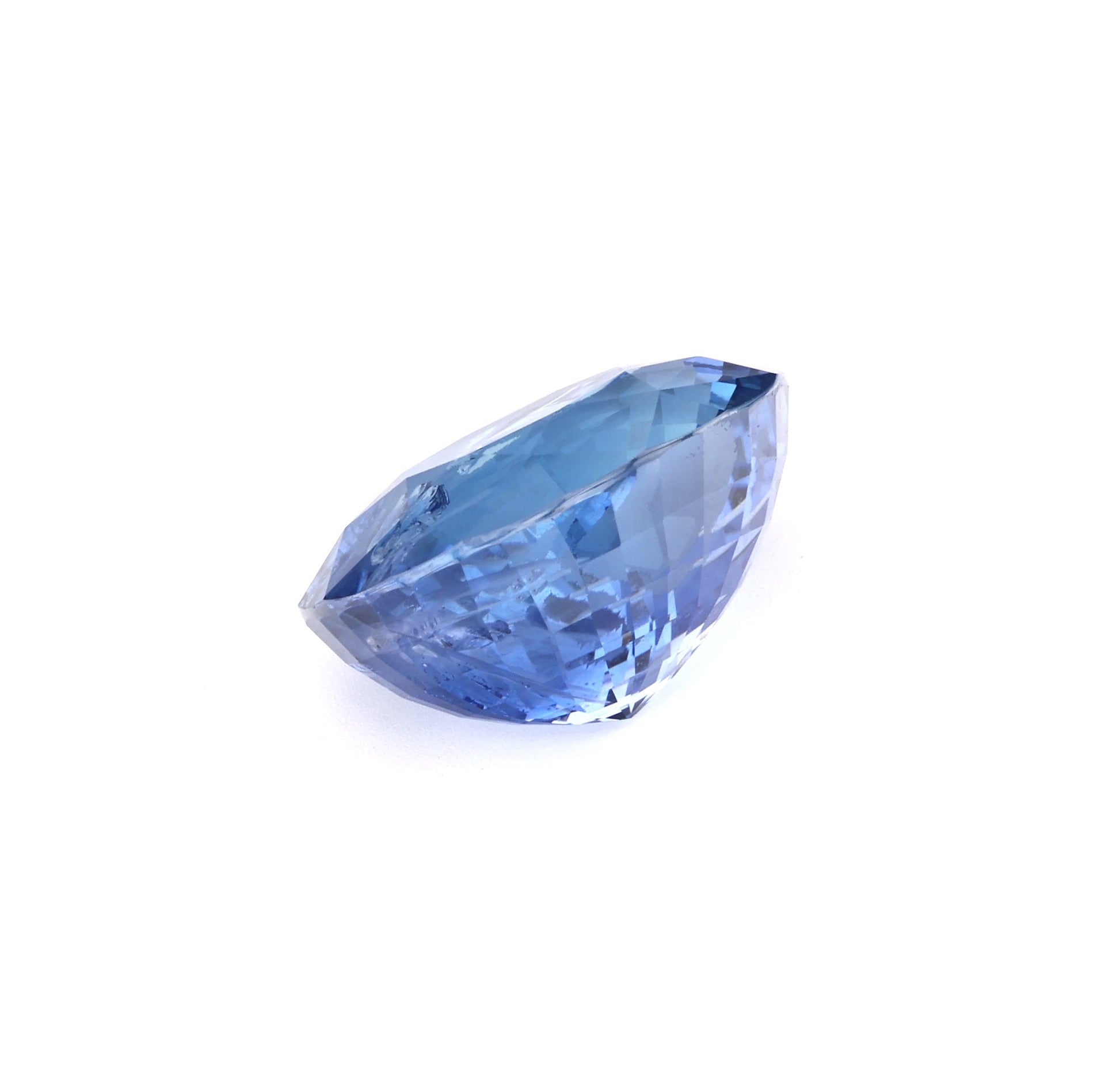 20.87 Ct Cornflower Blue Sapphire Unheated Rough Cut Ceylon