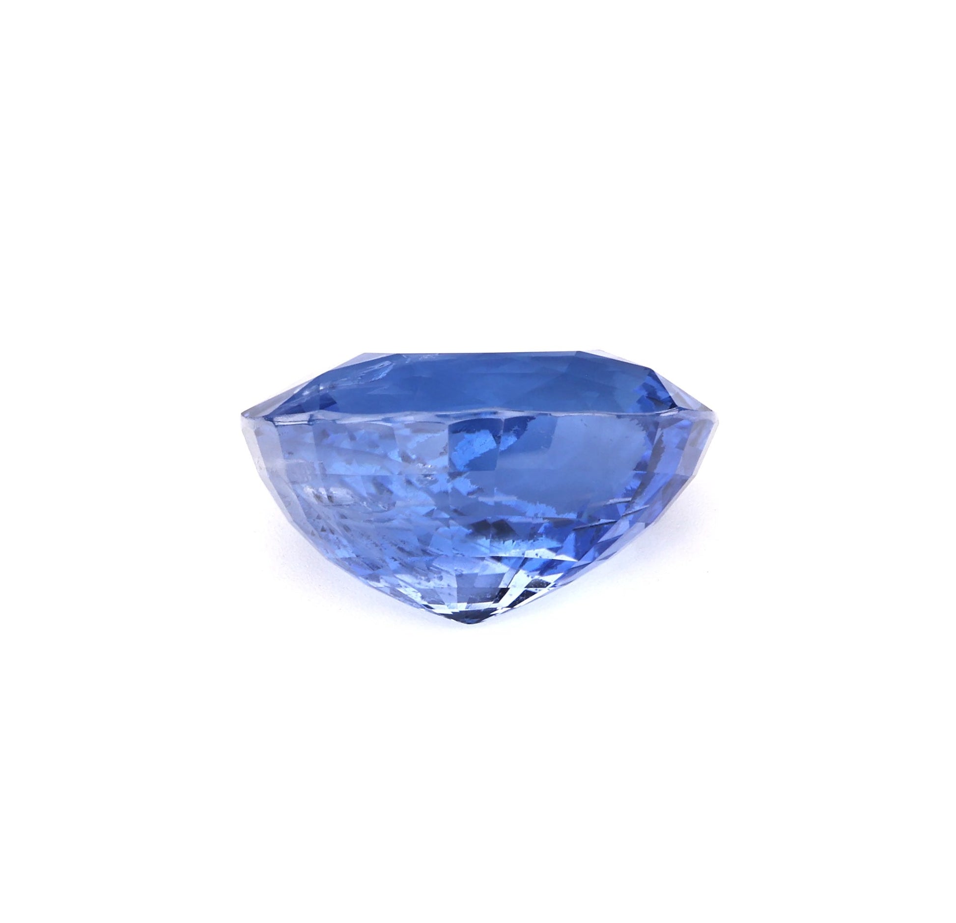 20.87 Ct Cornflower Blue Sapphire Unheated Rough Cut Ceylon