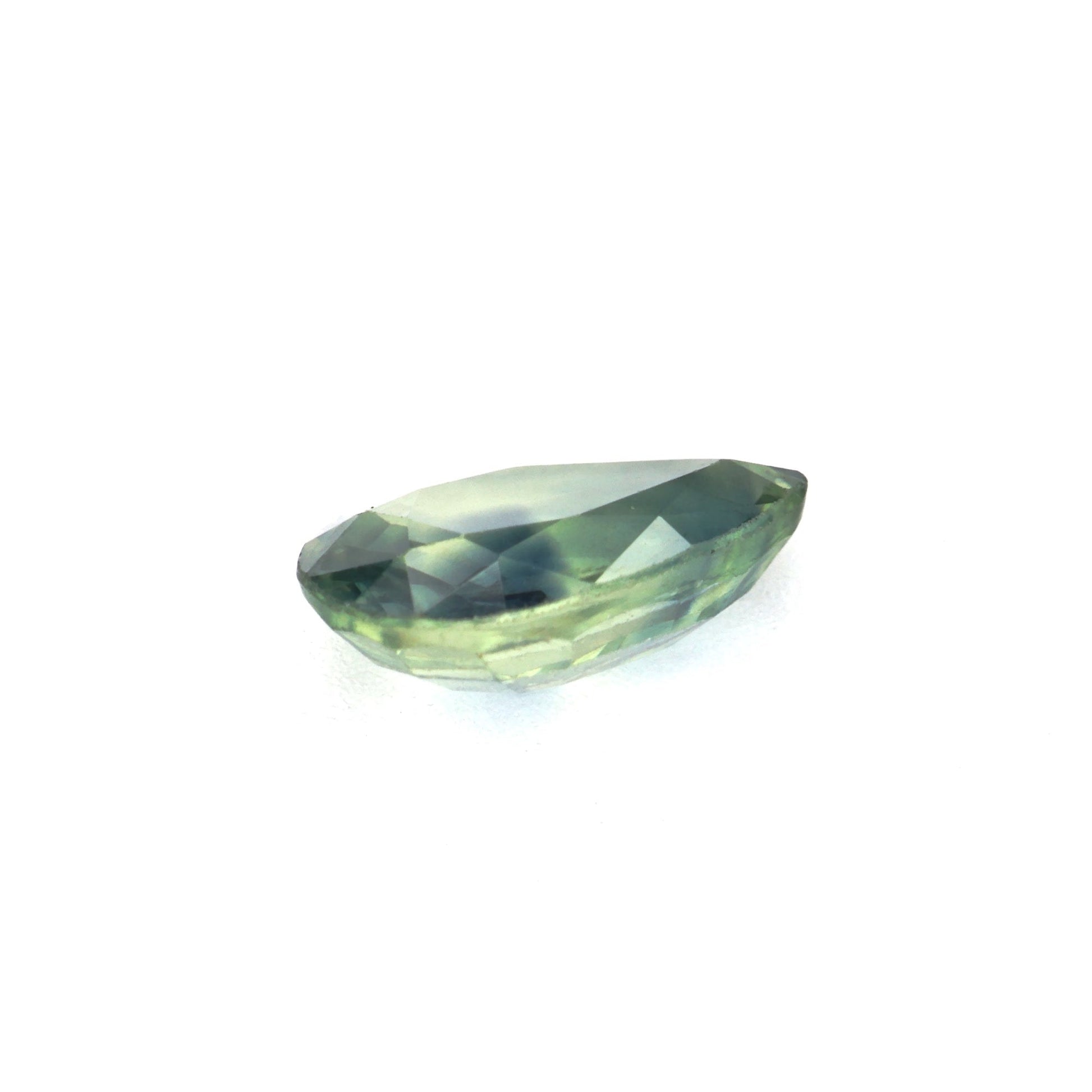 0.98 Ct Pale Green Sapphire Rough Cut Ceylon