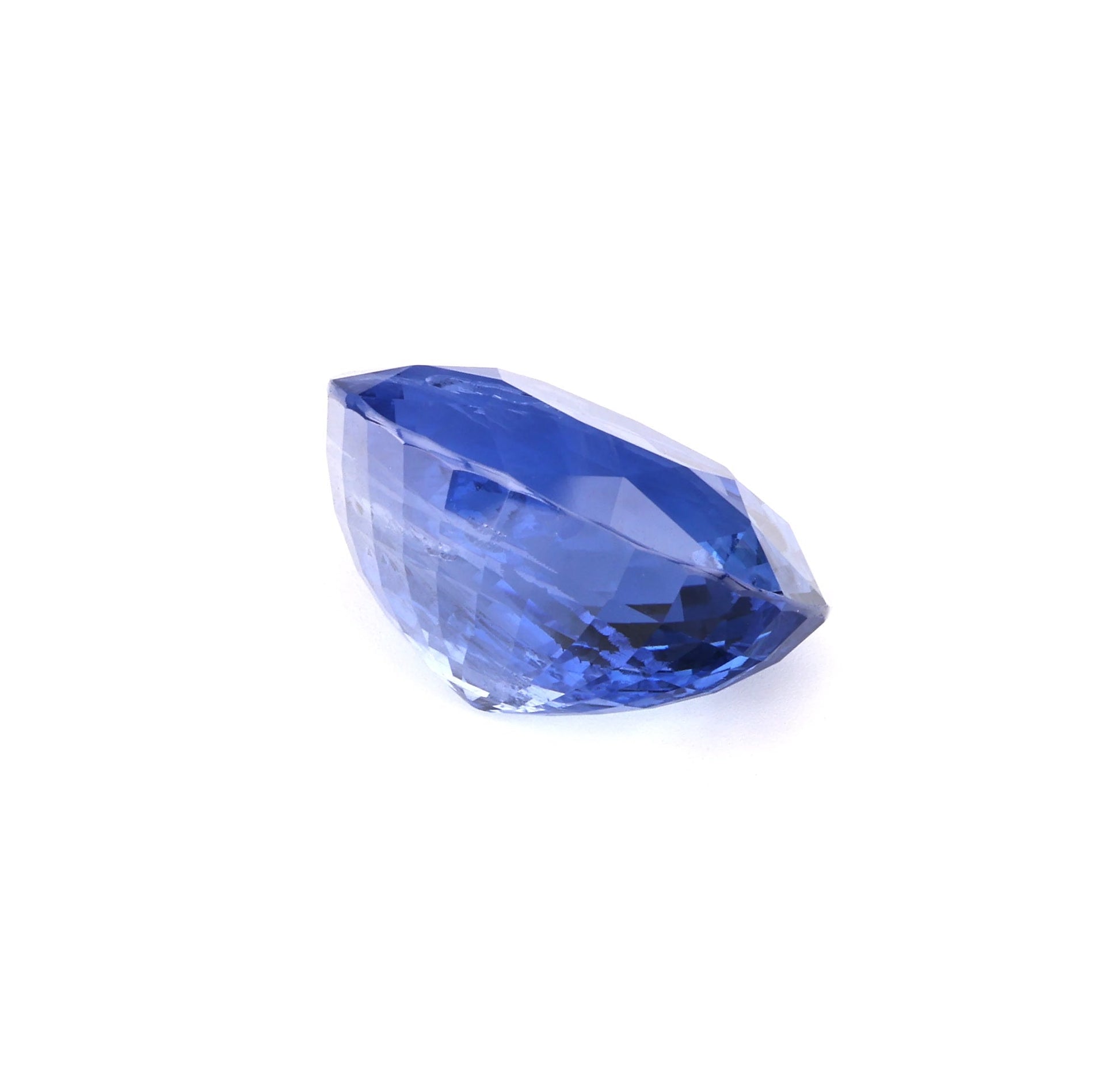 20.87 Ct Cornflower Blue Sapphire Unheated Rough Cut Ceylon