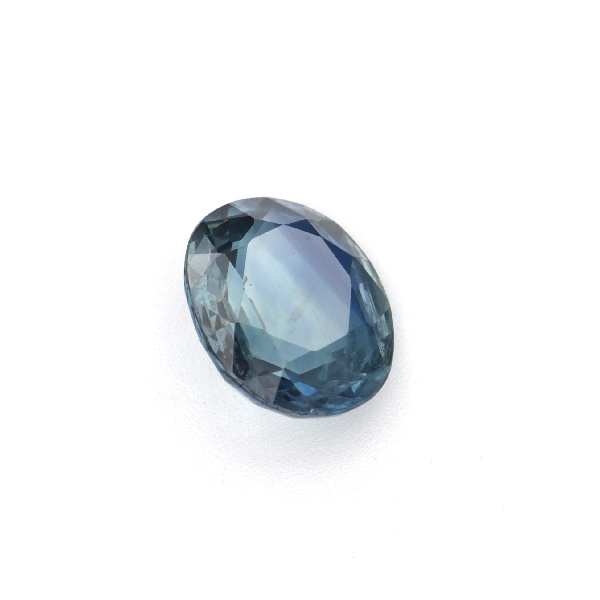 1.25 Ct Blue (Greenish) Sapphire Rough Cut Ceylon