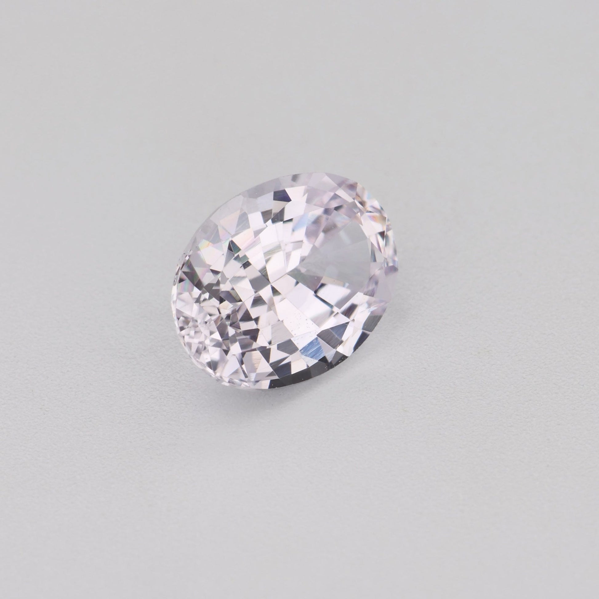 0.97 Ct Near Colourless (Pink Hue) Sapphire Rough Cut Ceylon