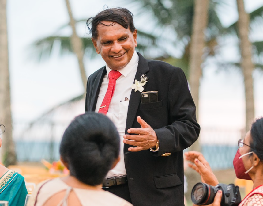 Gemmologist Dr Gamini Zoysa