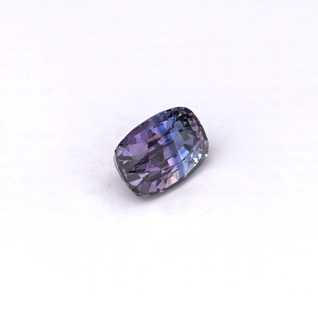 0.66 Ct Bi Colour (Blue and Purple) Ceylon Sapphire Long Cushion
