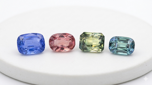 Different Ceylon Sapphire Colours