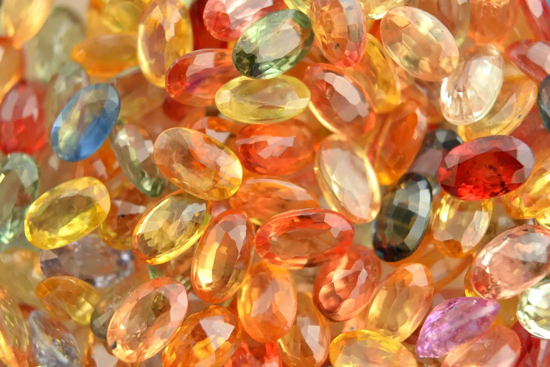 Sapphires in an array of colours