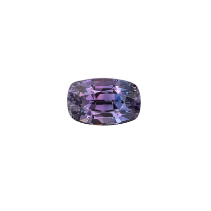 0.66 Ct Bi Colour (Blue and Purple) Ceylon Sapphire Long Cushion
