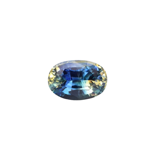 0.72 Ct Bi Colour (Blue and Yellow) Ceylon Sapphire Oval Cut