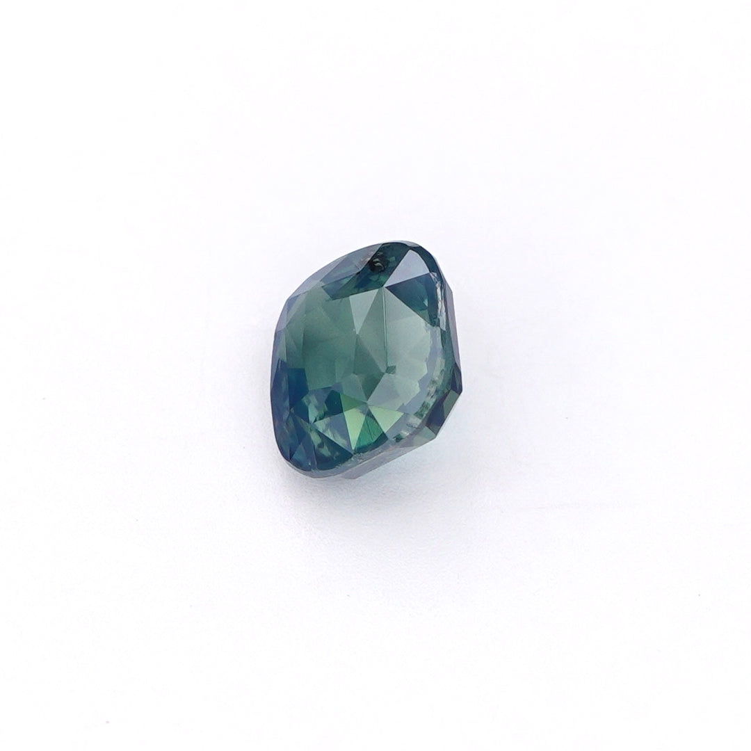 1.04 Ct Teal Sapphire Unheated