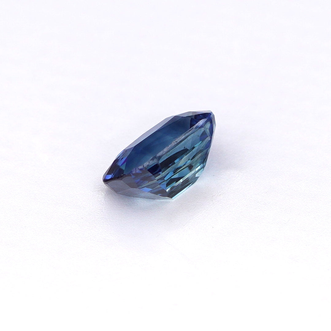 1.12 Ct Teal Sapphire Unheated