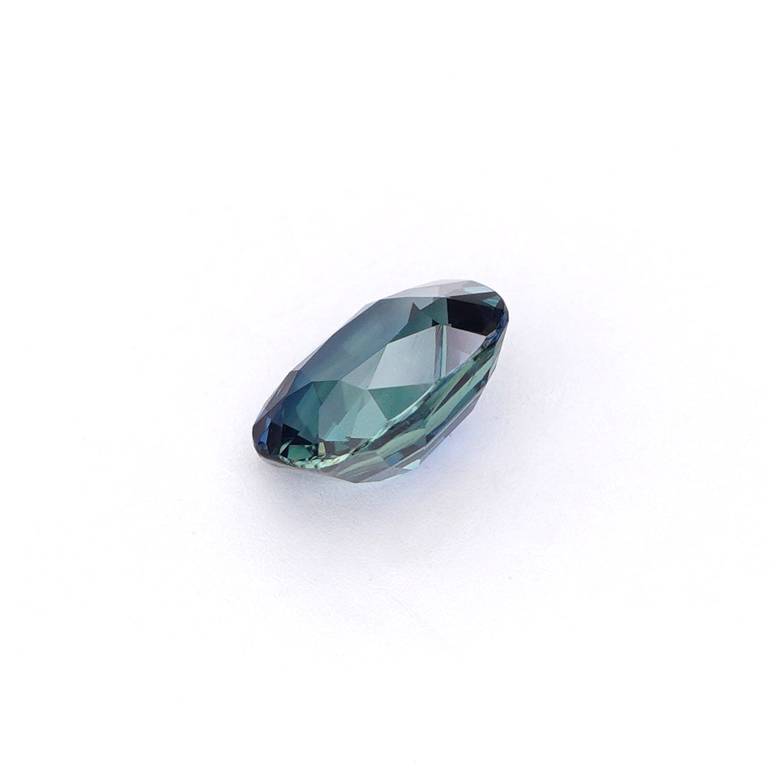 1.05 Ct Teal Sapphire Unheated