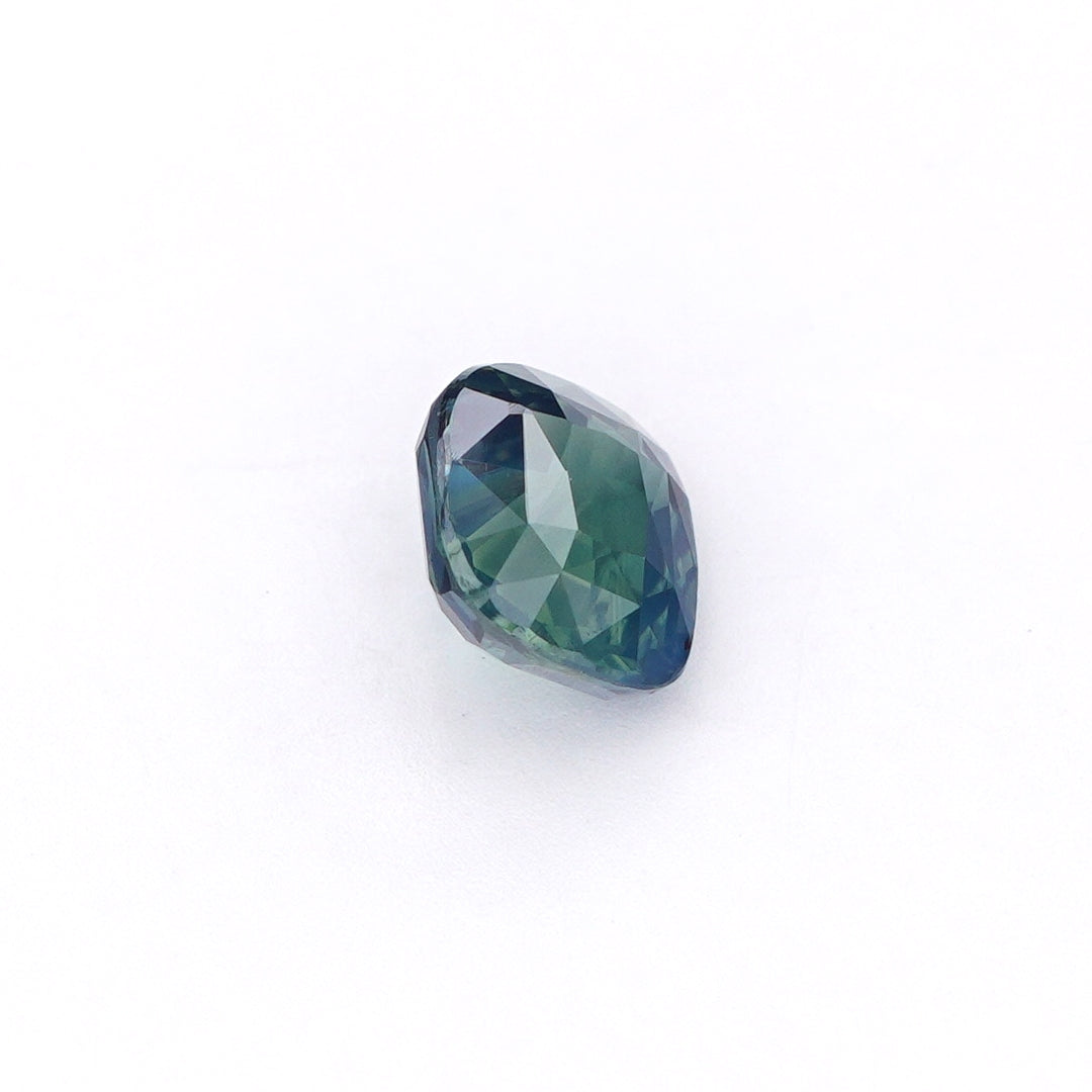 1.04 Ct Teal Sapphire Unheated