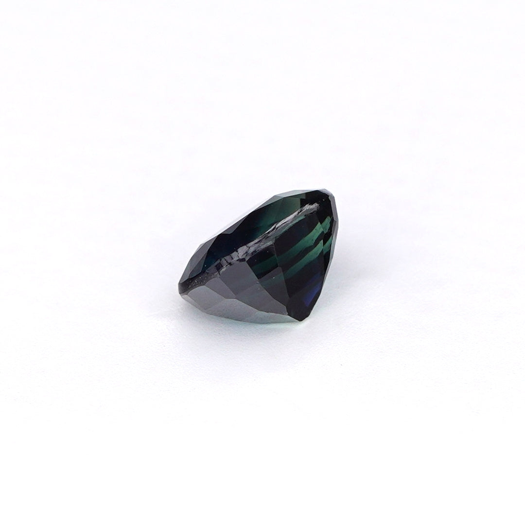 1.05 Ct Teal Sapphire Unheated