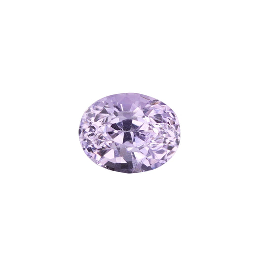 1.11 Ct Pale Purple Ceylon Sapphire Unheated Oval Cut