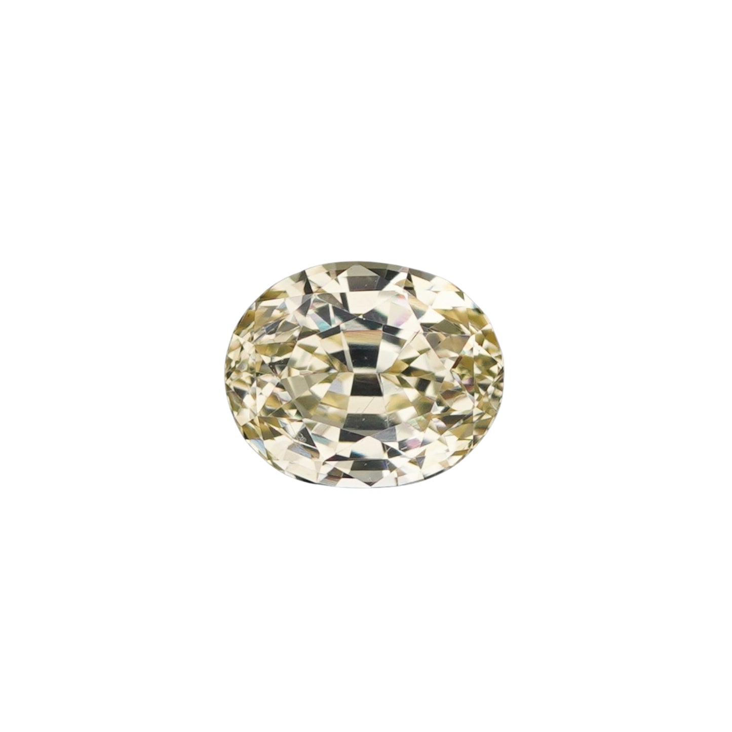 1.29 Ct Yellow Ceylon Sapphire Unheated Oval Cut