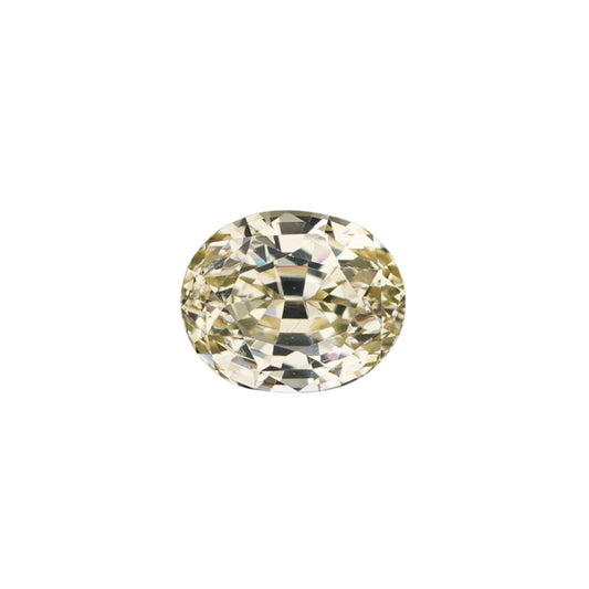 1.29 Ct Yellow Ceylon Sapphire Unheated Oval Cut