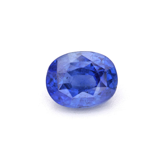 1.08 Ct Vivid Blue Ceylon Sapphire Unheated Oval Cut