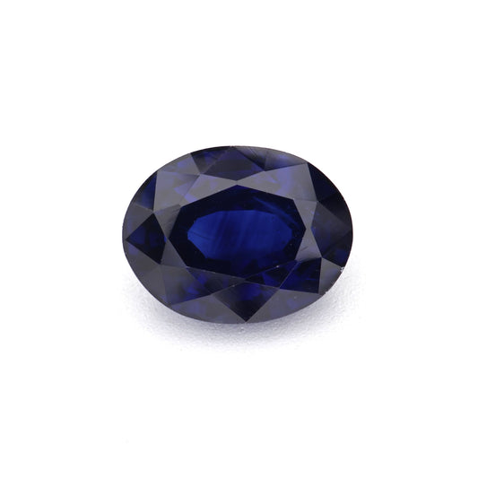 1.43 Ct Royal Blue Ceylon Sapphire Unheated Oval Cut