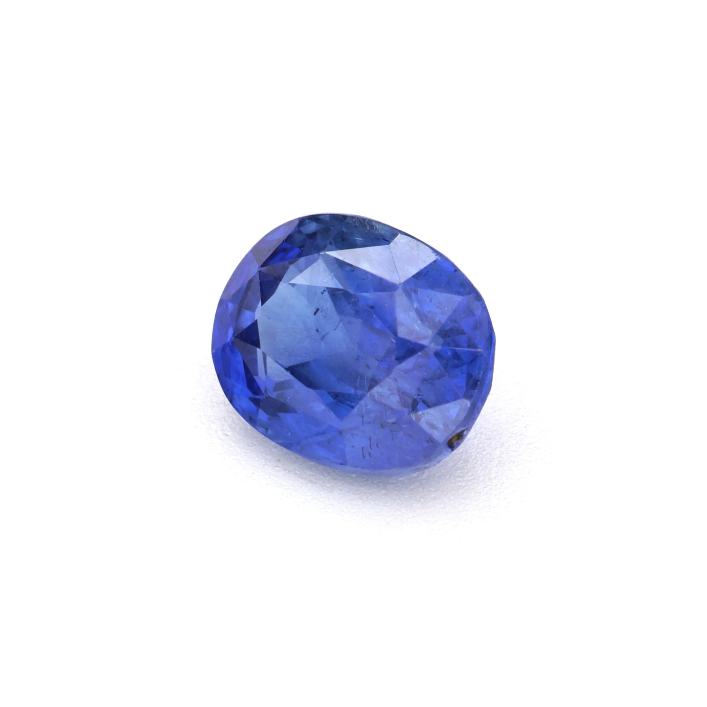1.08 Ct Vivid Blue Ceylon Sapphire Unheated Oval Cut