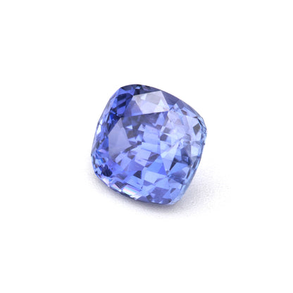 1.09 Ct Intense Violet Blue Ceylon Sapphire Unheated Cushion Cut