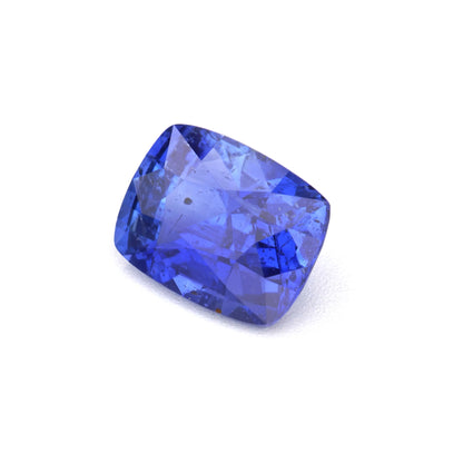 1.21 Ct Cornflower Blue Sapphire Unheated Long Cushion Cut