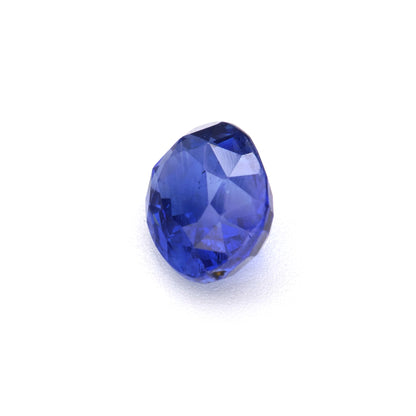 1.08 Ct Vivid Blue Ceylon Sapphire Unheated Oval Cut