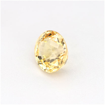 1.22 Ct Peach / Yellow Ceylon Sapphire Unheated Oval Cut
