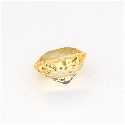 1.22 Ct Peach / Yellow Ceylon Sapphire Unheated Oval Cut
