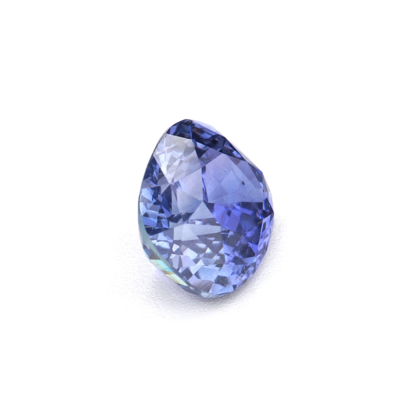 1.09 Ct Intense Violet Blue Ceylon Sapphire Unheated Cushion Cut