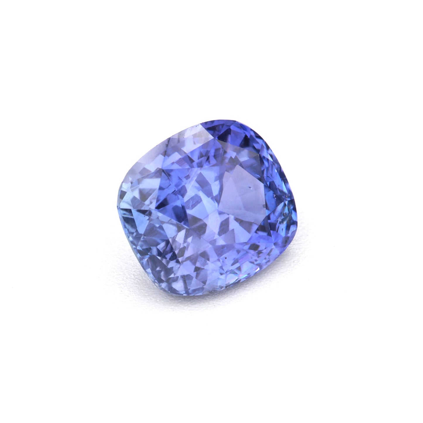 1.09 Ct Intense Violet Blue Ceylon Sapphire Unheated Cushion Cut