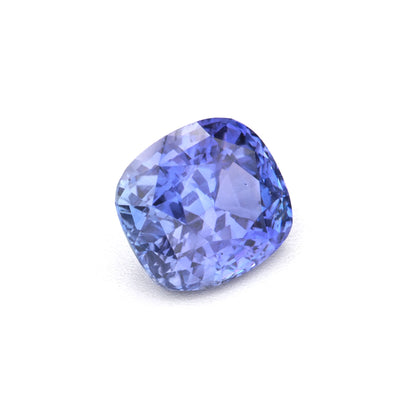 1.09 Ct Intense Violet Blue Ceylon Sapphire Unheated Cushion Cut