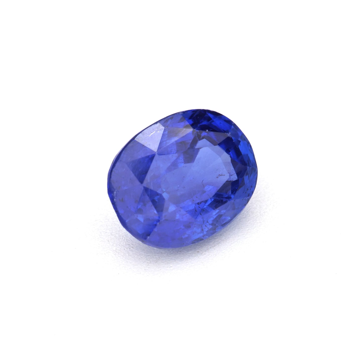 1.08 Ct Vivid Blue Ceylon Sapphire Unheated Oval Cut