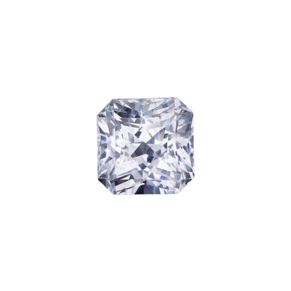 1.21 Ct White Sapphire Unheated Octagon Princess Cut
