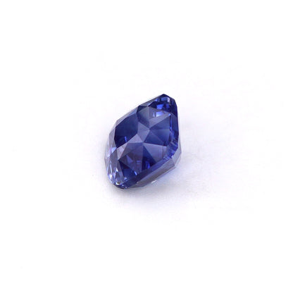 1.03 Ct Blue Ceylon Sapphire Heated Cushion Cut